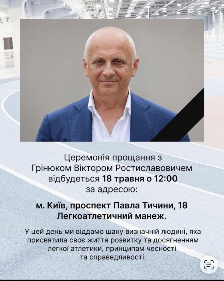 Церемонія прощання з Віктором Грінюком